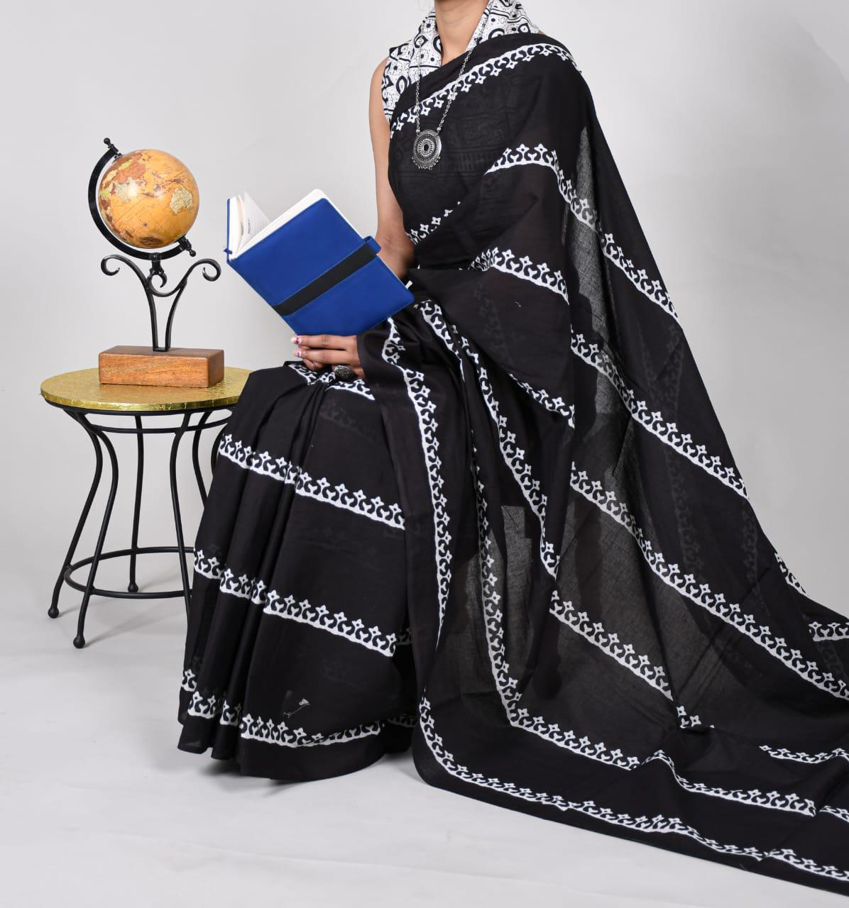 Kayatri New Soft Pure Cotton Printed Saree