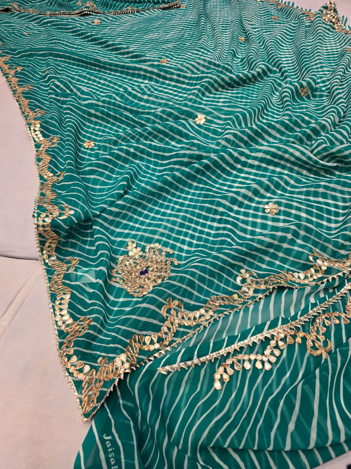Kayatri New Pure CYC Georgette Leheriya Style Saree