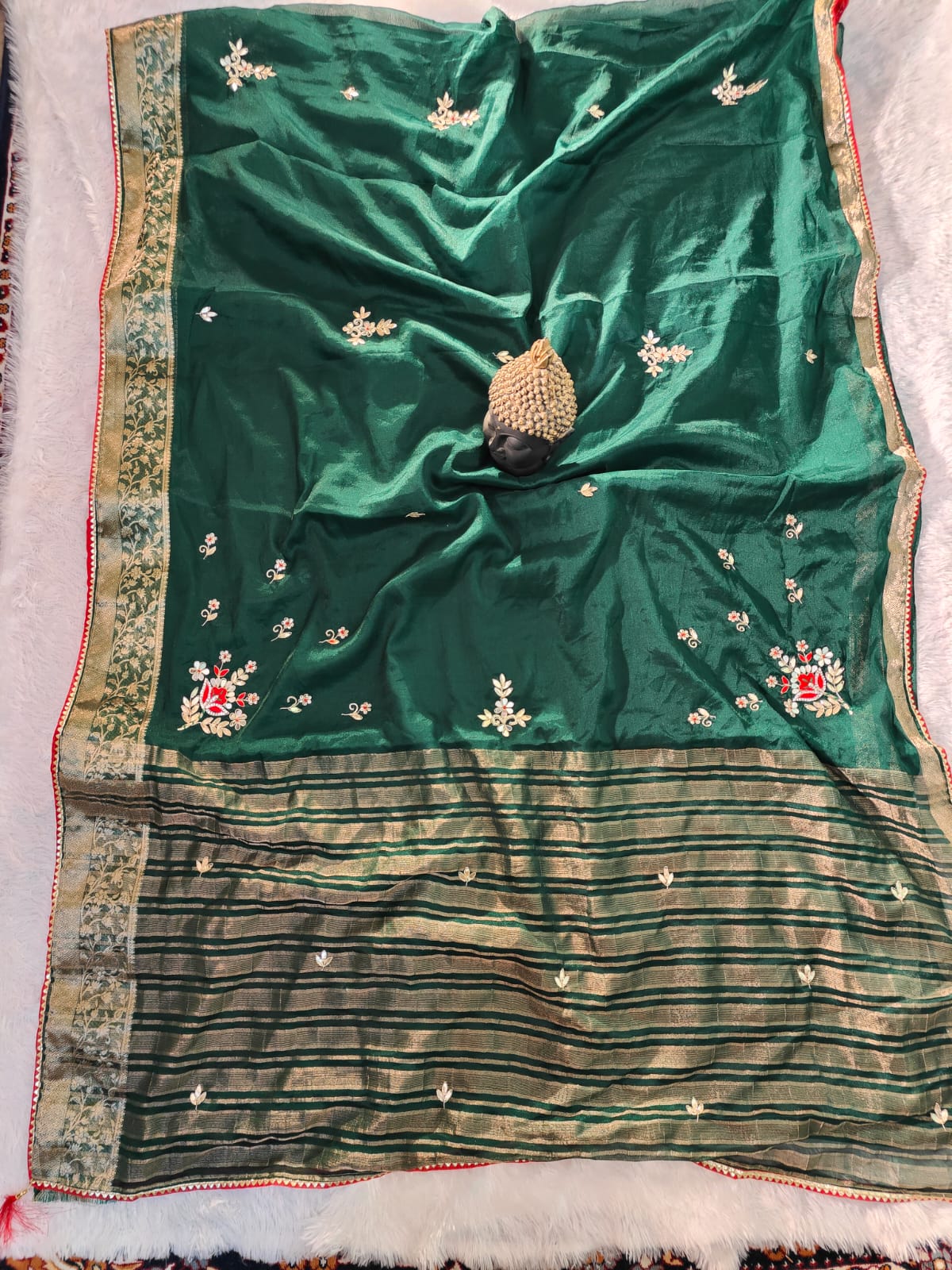 Kayatri New Chinon Georgette Handwork Saree