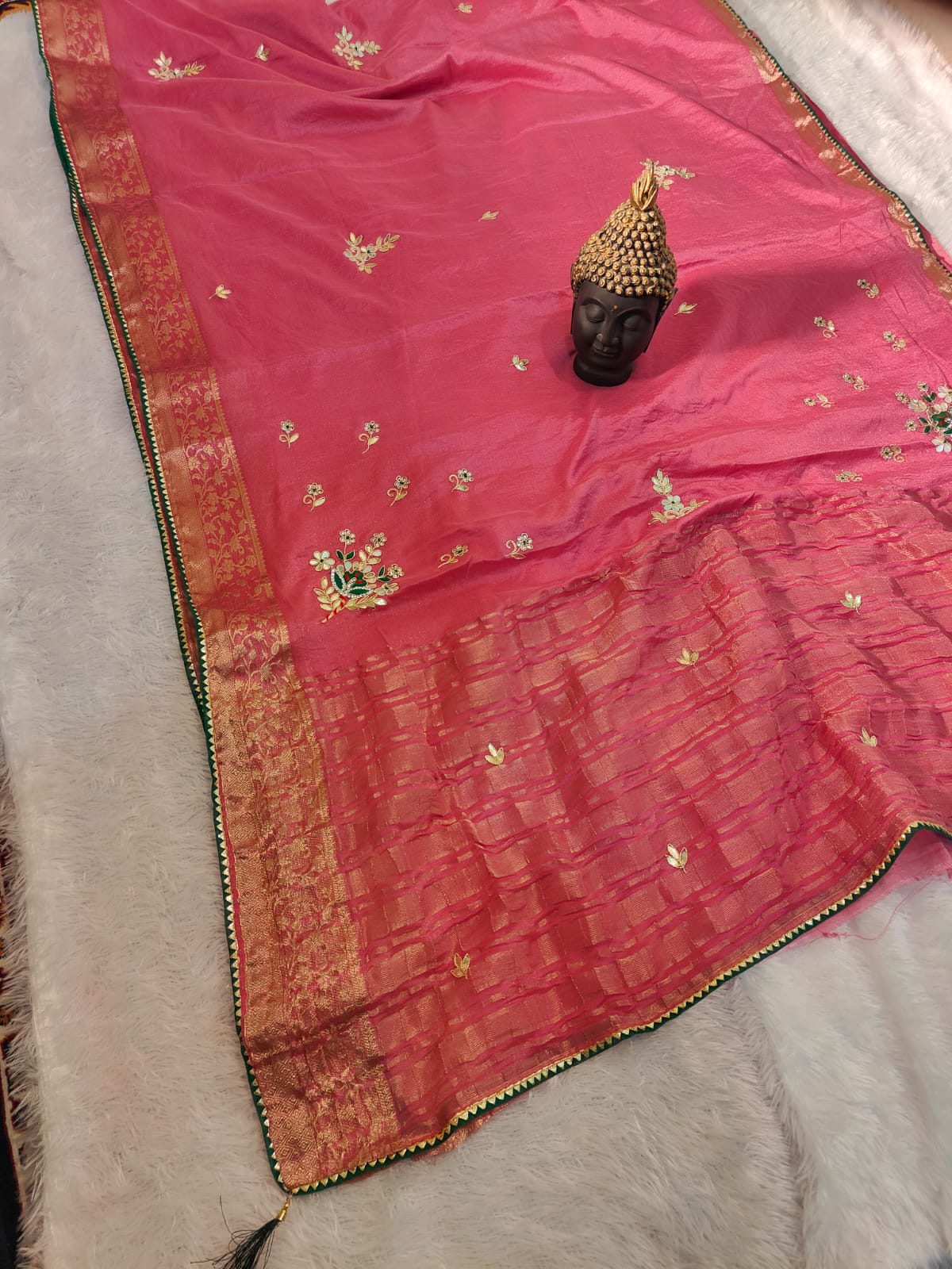 Kayatri New Chinon Georgette Handwork Saree