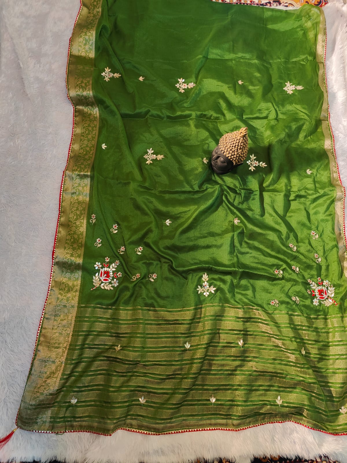 Kayatri New Chinon Georgette Handwork Saree