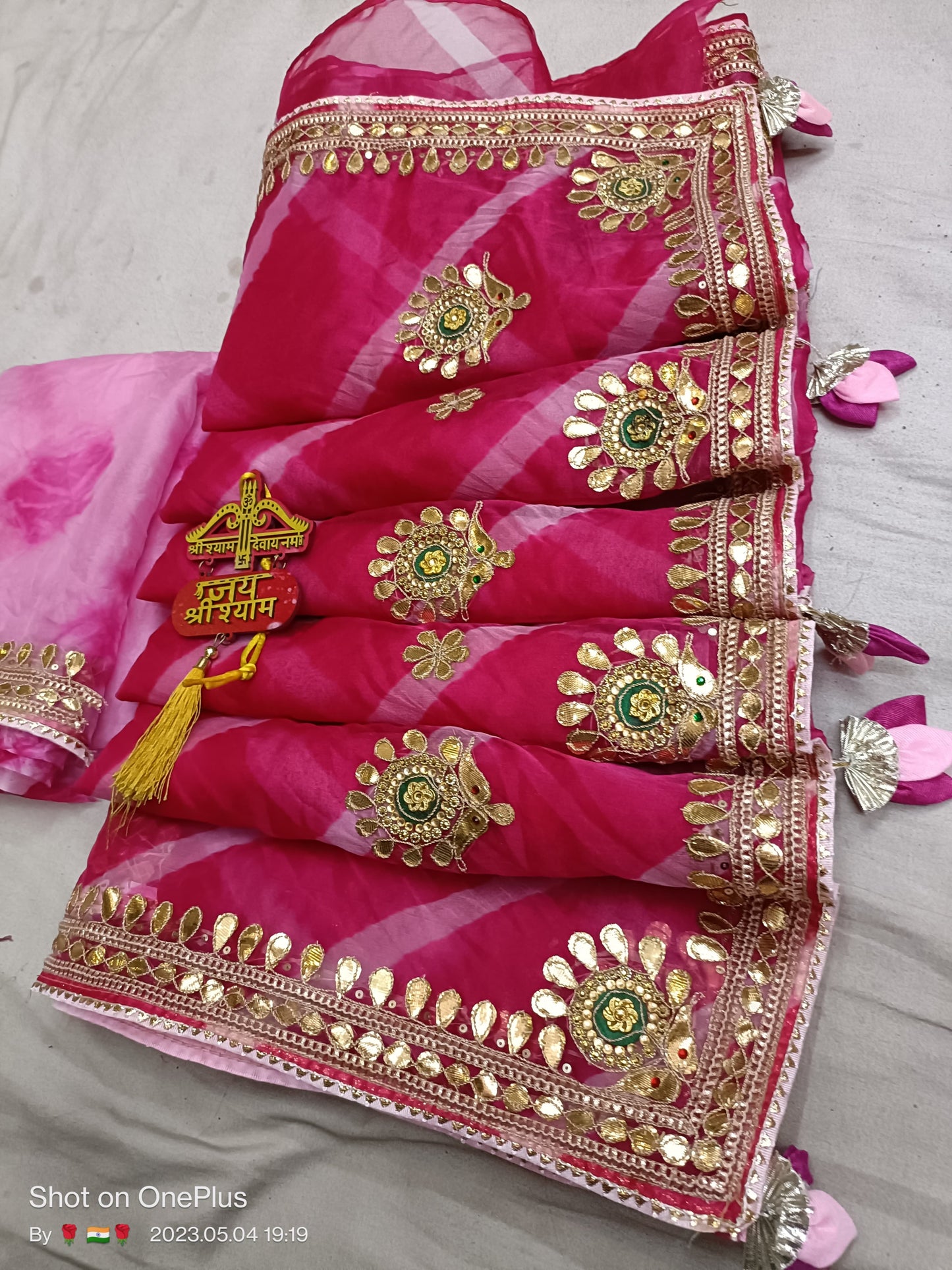 Kayatri New Pure Organza Hand Gotapatti Work