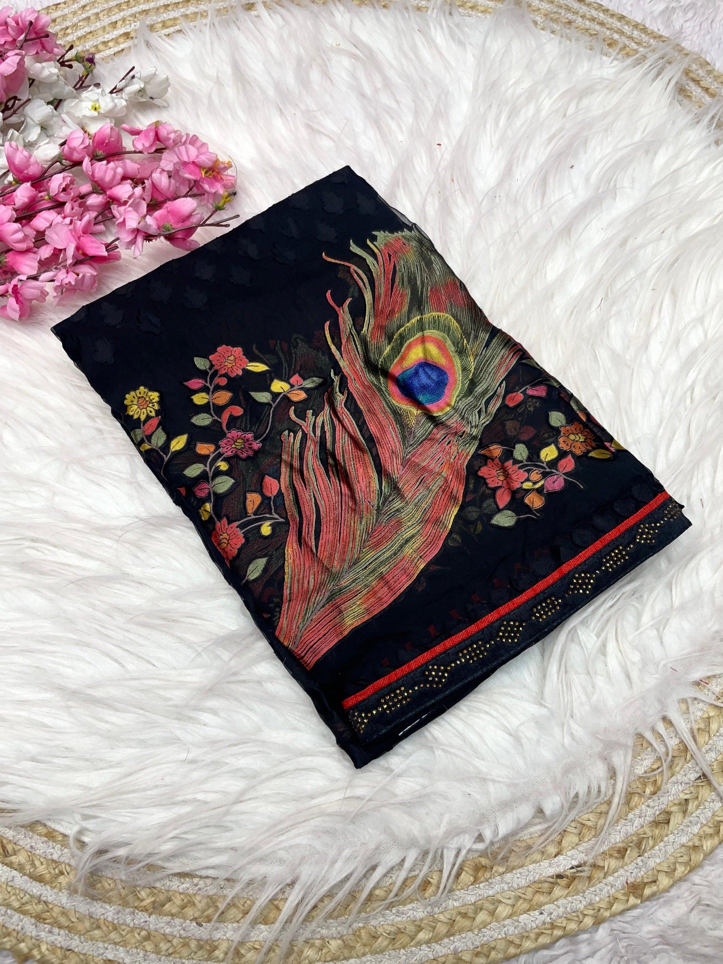 Kayatri New Viscose Baroso Printed Saree