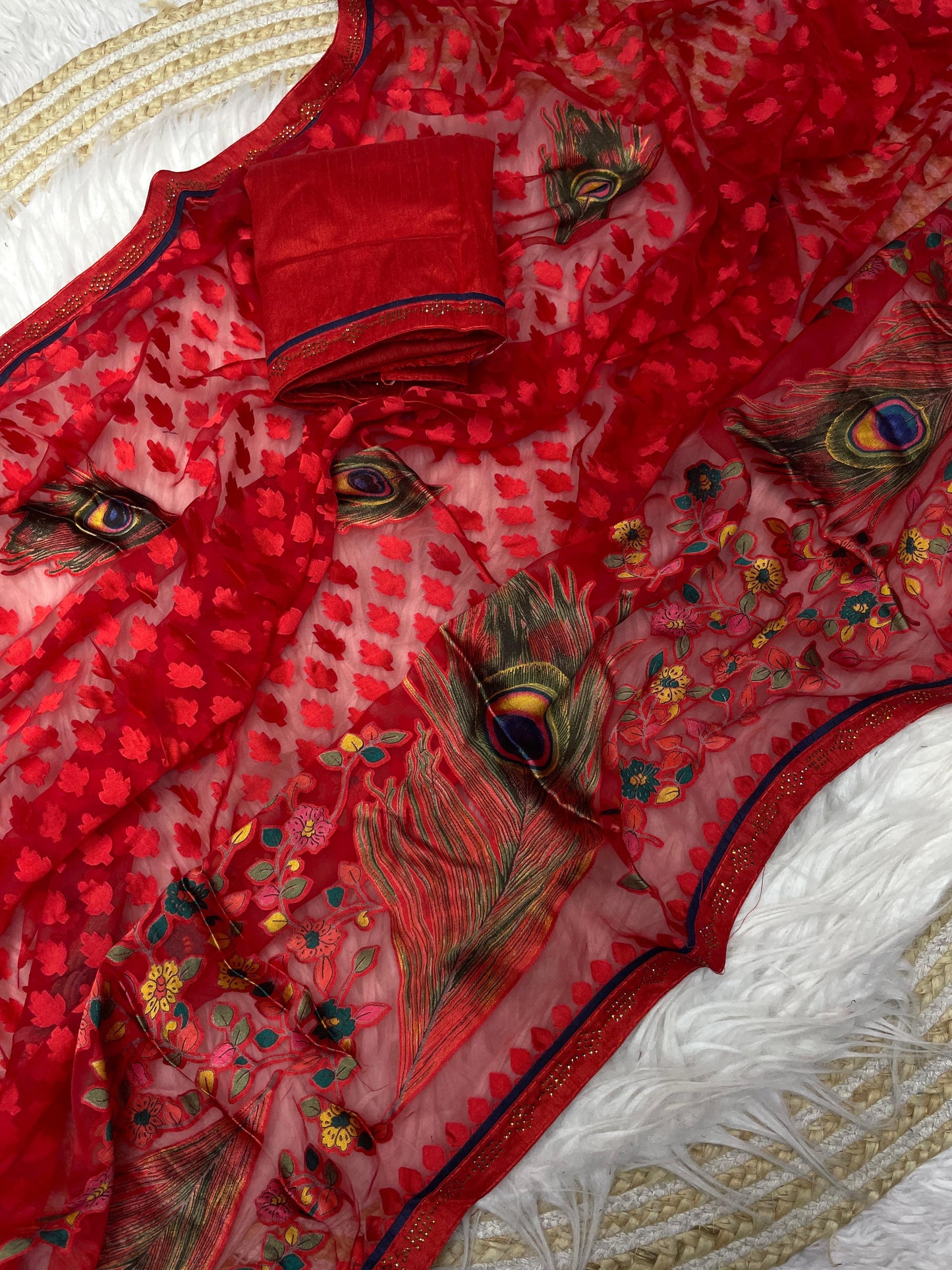 Kayatri New Viscose Baroso Printed Saree