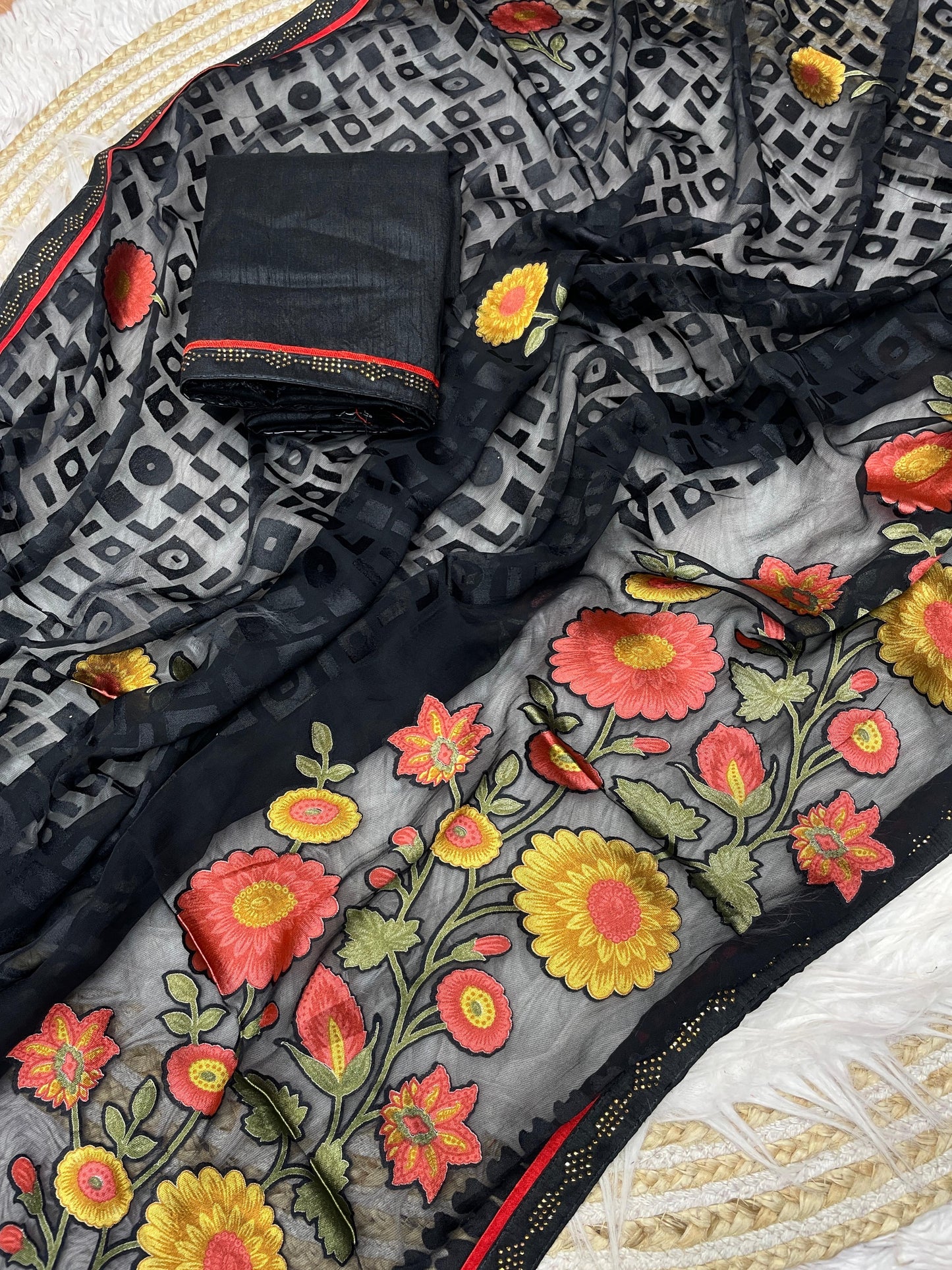 Kayatri New Viscose Baroso Printed Saree