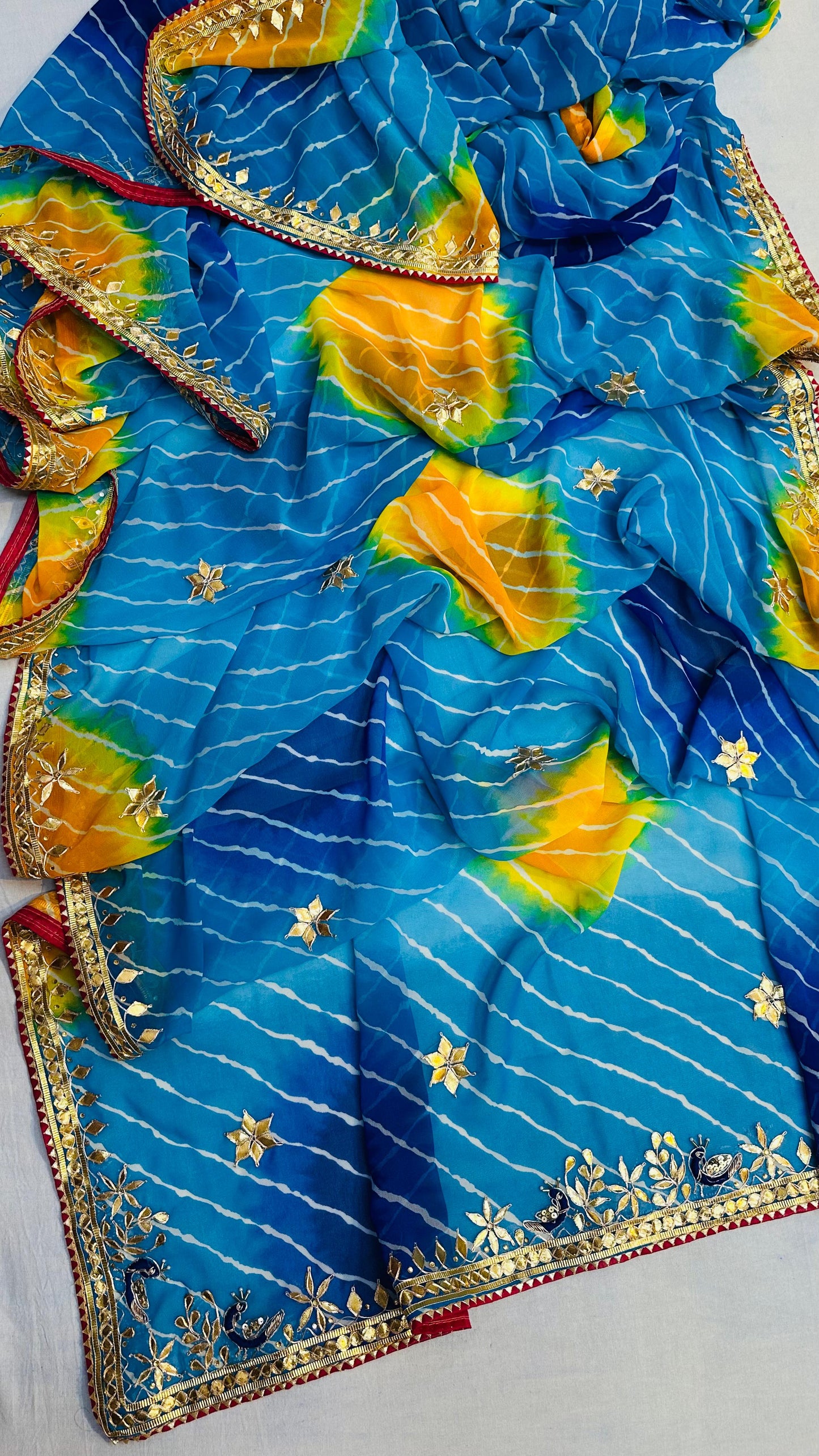 Kayatri New Designer Leheriya Style Saree