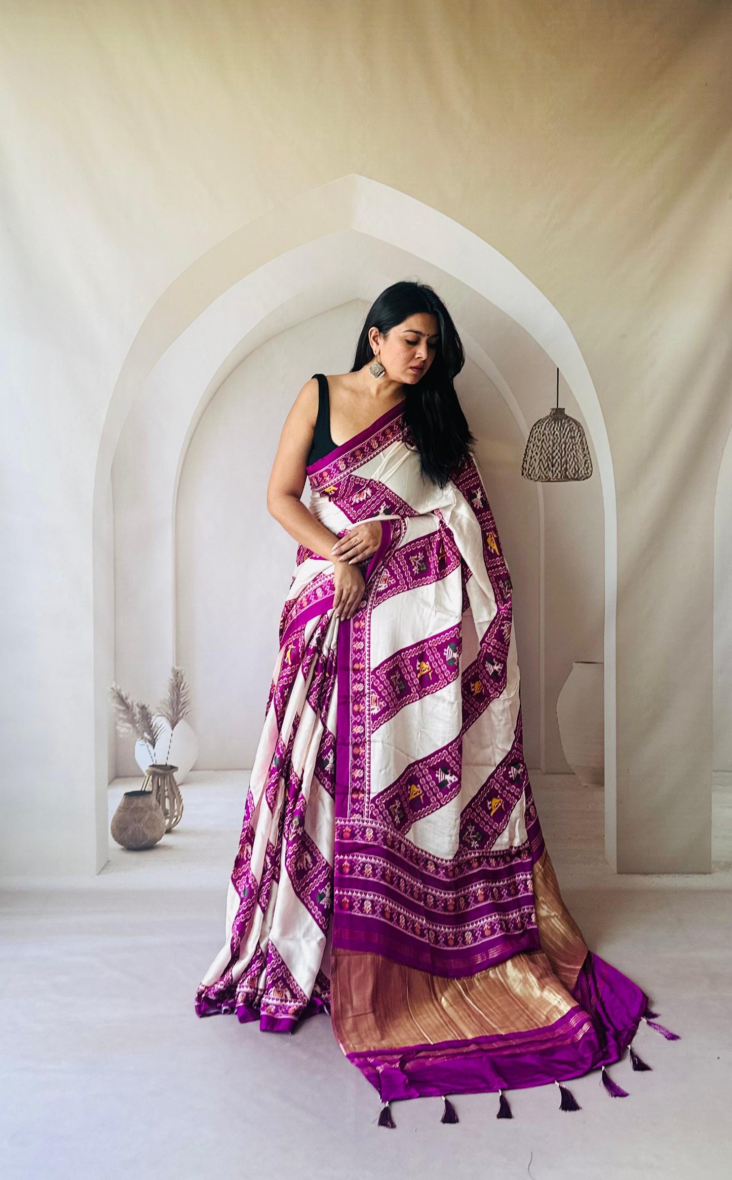 Kayatri New Pure Gaji Silk Bandhej Print Saree