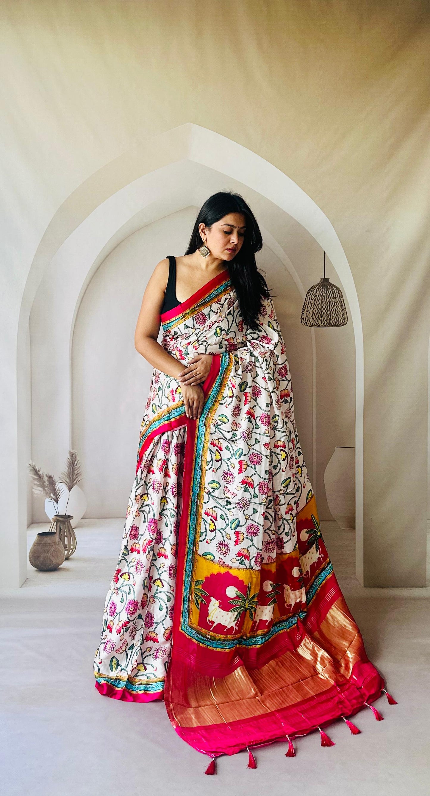 Kayatri New Pure Gaji Silk Bandhej Print Saree