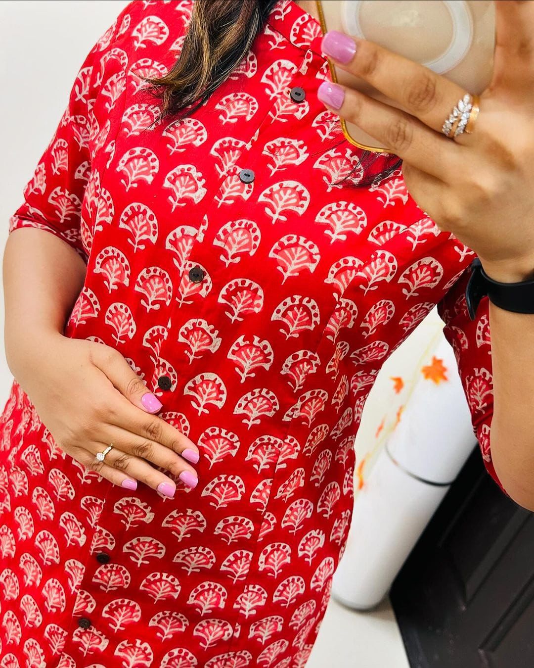 Kayatri New Designer Kurti Pent Set With Digital Print