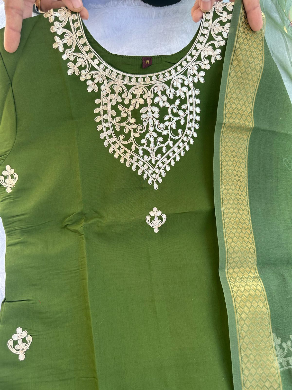 Kayatri New Designer Roman Silk Gotapatti Hanwork Saree