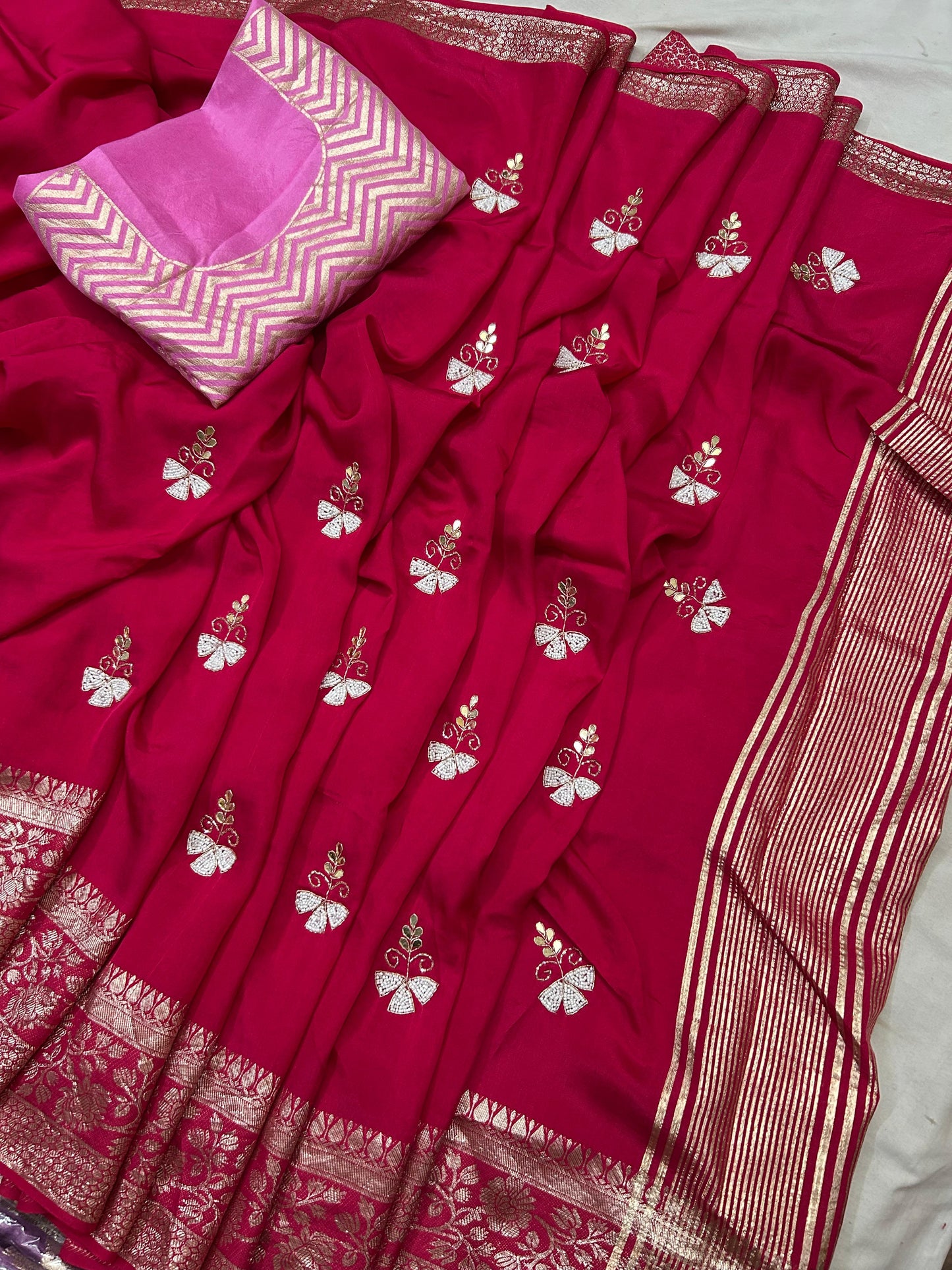 Kayatri New Rassain Silk Hanwork Saree
