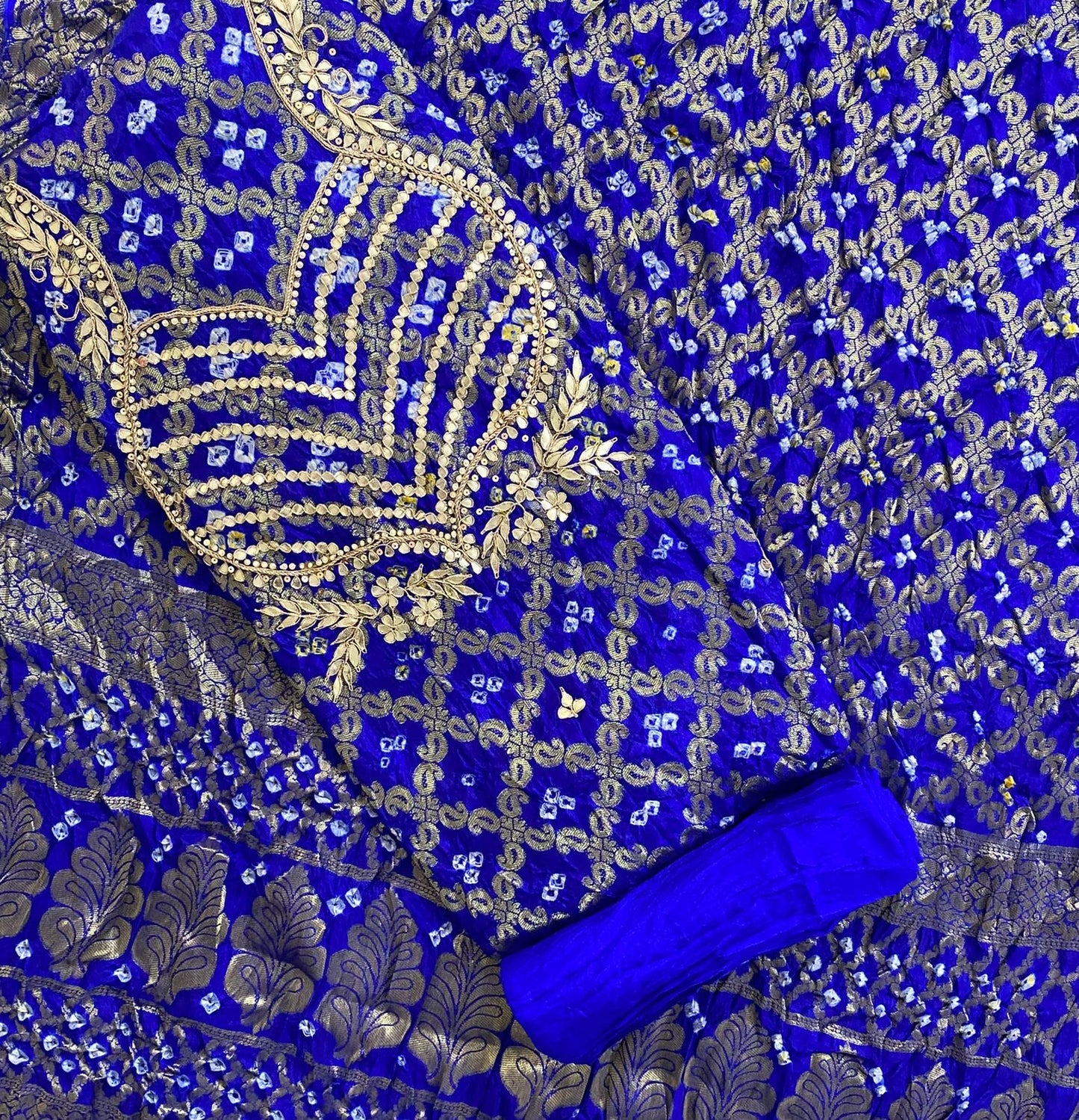 Kayatri New Designer Banarasi Ghadchola Silk Bandhej Suits