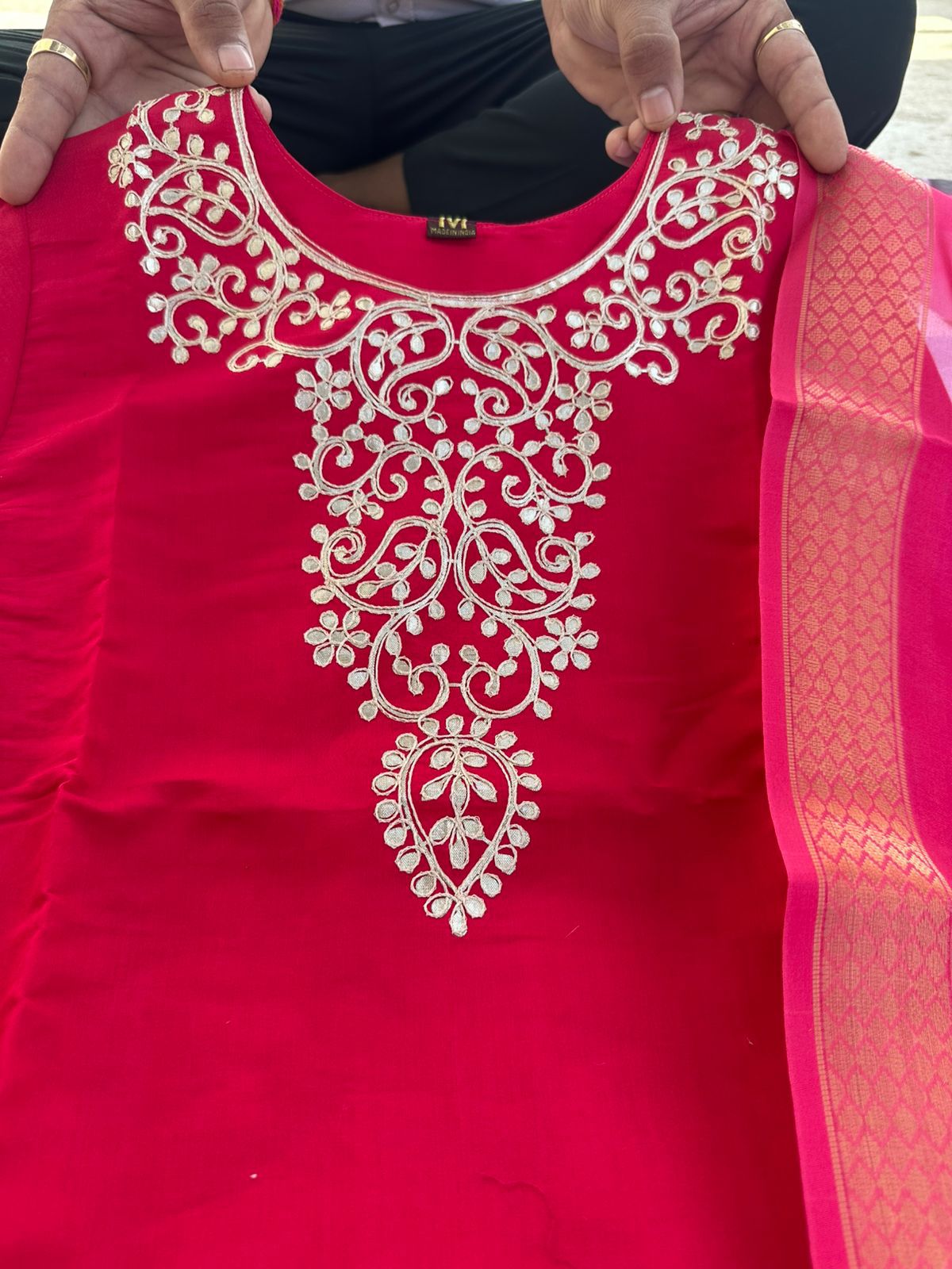 Kayatri New Roman Silk Organza Digital Print Suit