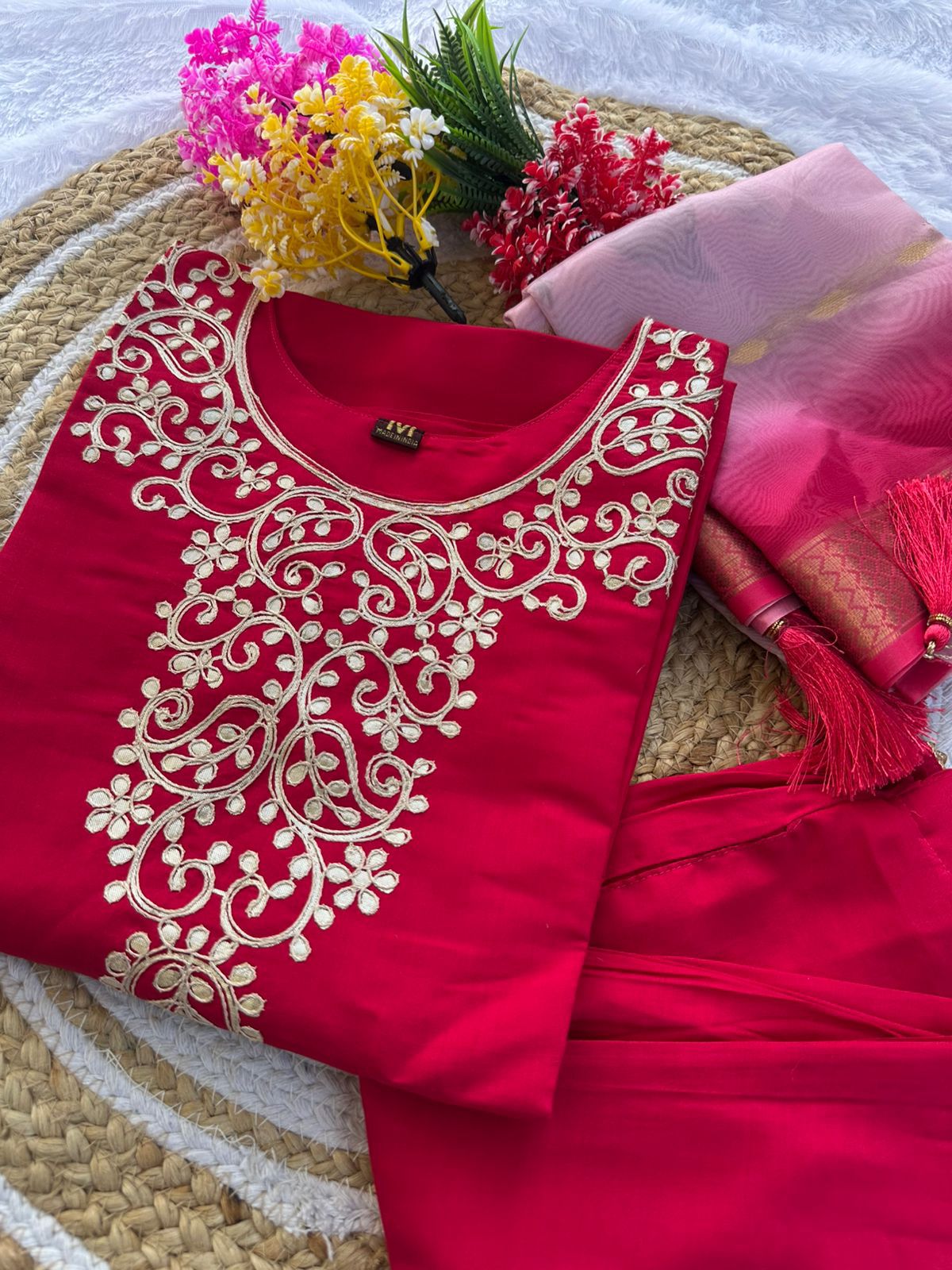 Kayatri New Roman Silk Organza Digital Print Suit