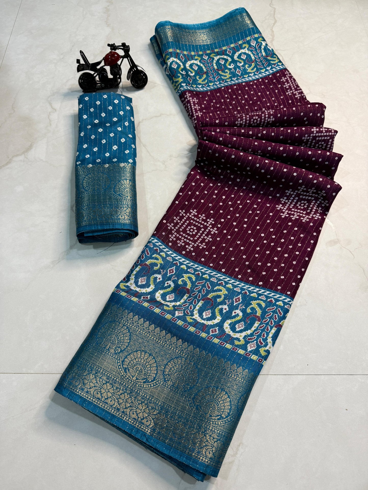 Kayatri New Rekko Silk Floral Design Saree