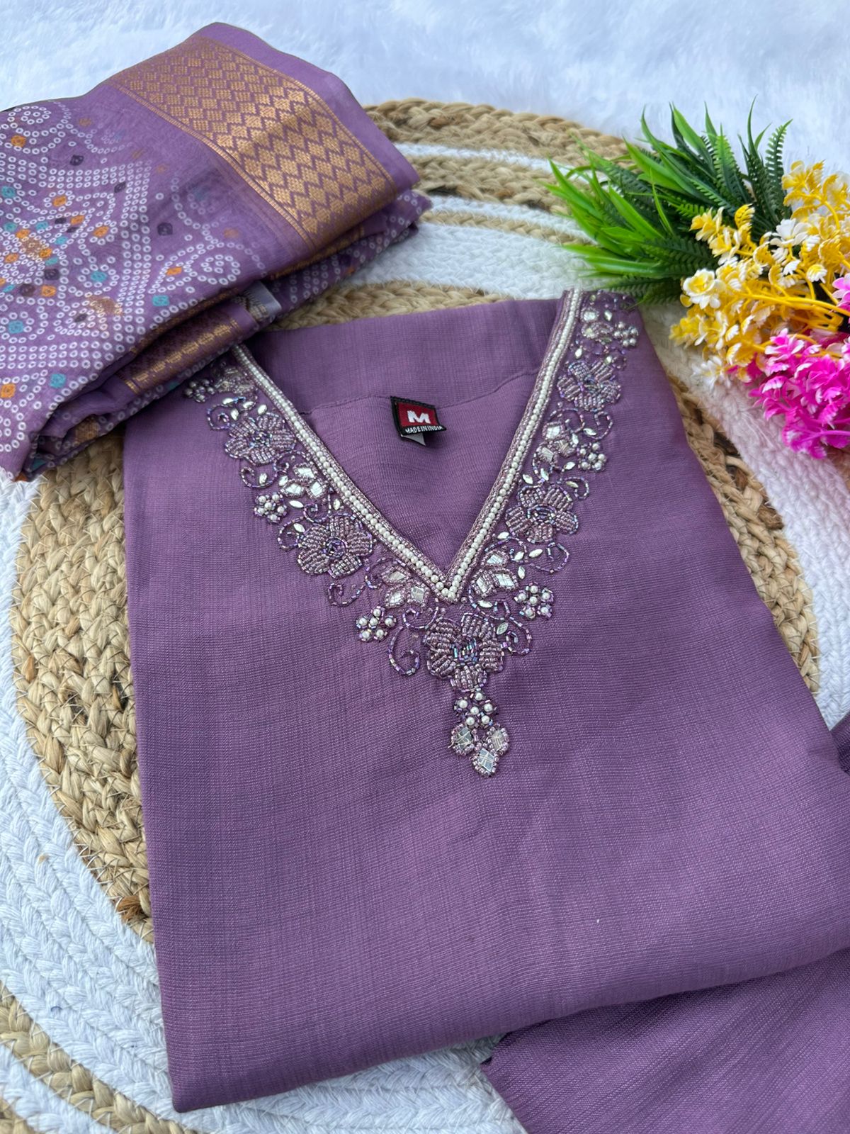 Kayatri New Vatican Silk Chanderi Digital Print Suit
