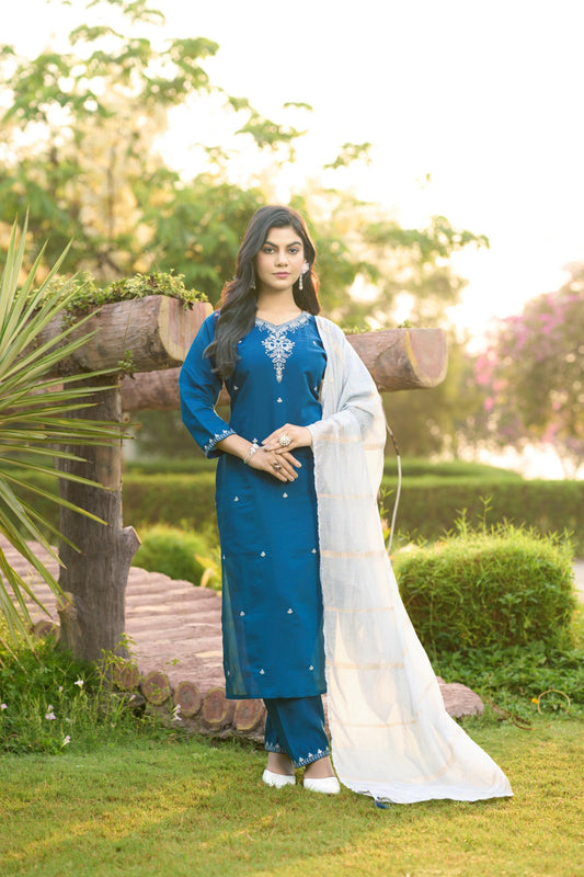 Kayatri New Roman Silk Designer Suit