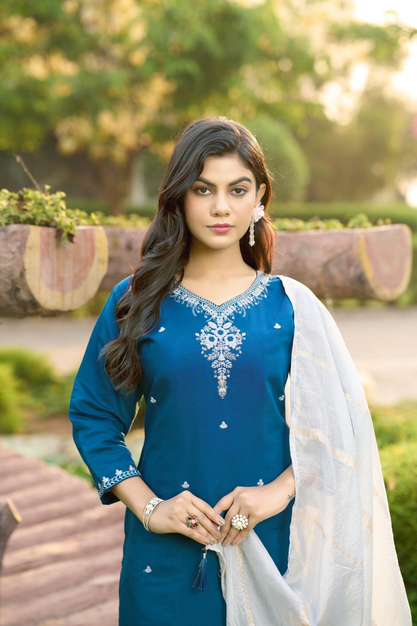 Kayatri New Roman Silk Designer Suit