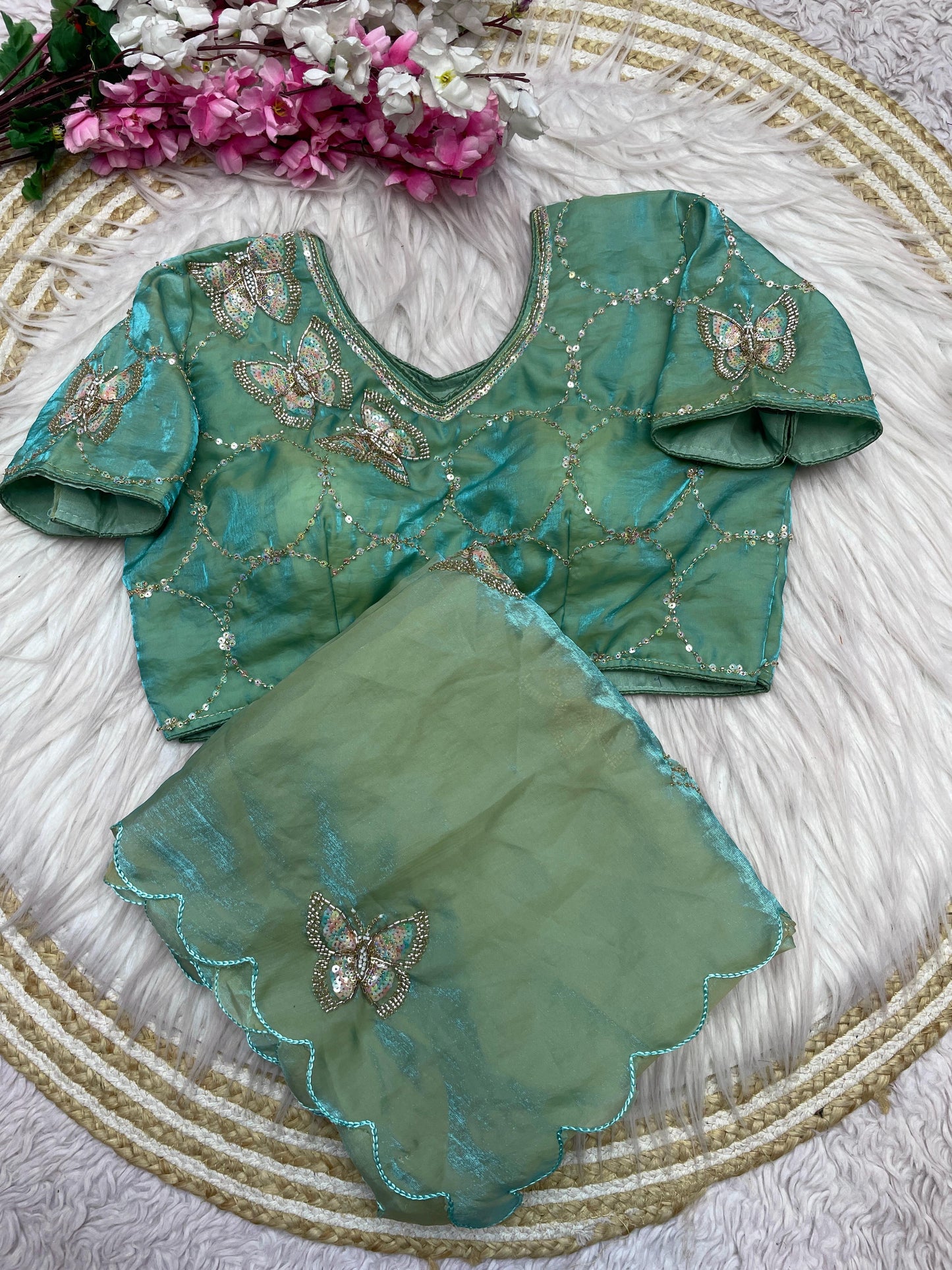 Kayatri New Designer Fandy Sattin Saree