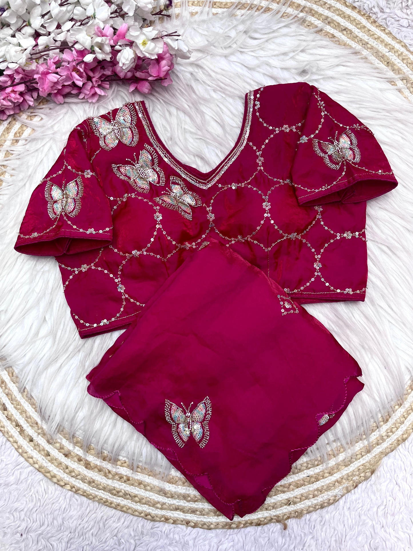 Kayatri New Designer Fandy Sattin Saree