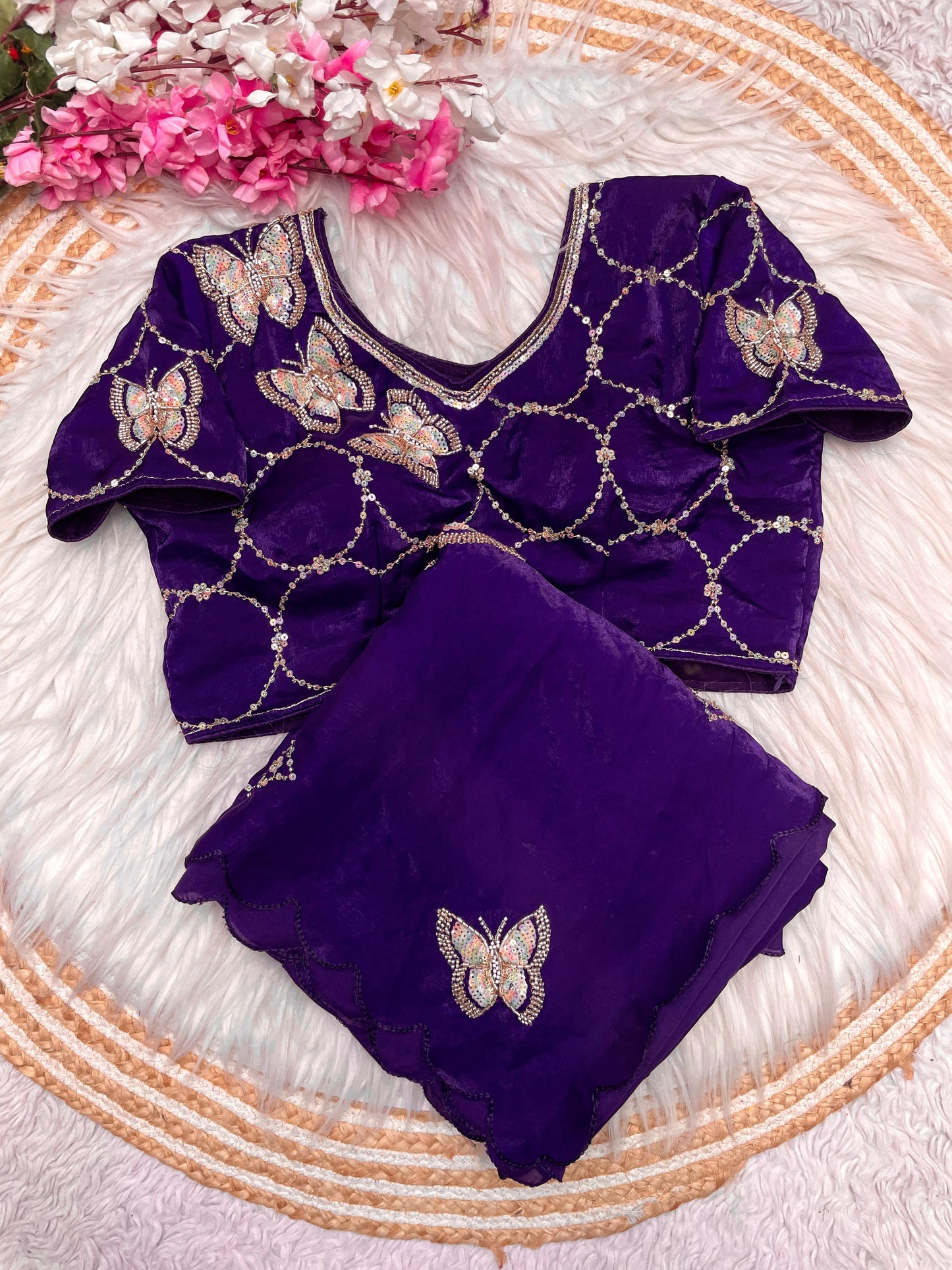 Kayatri New Designer Fandy Sattin Saree