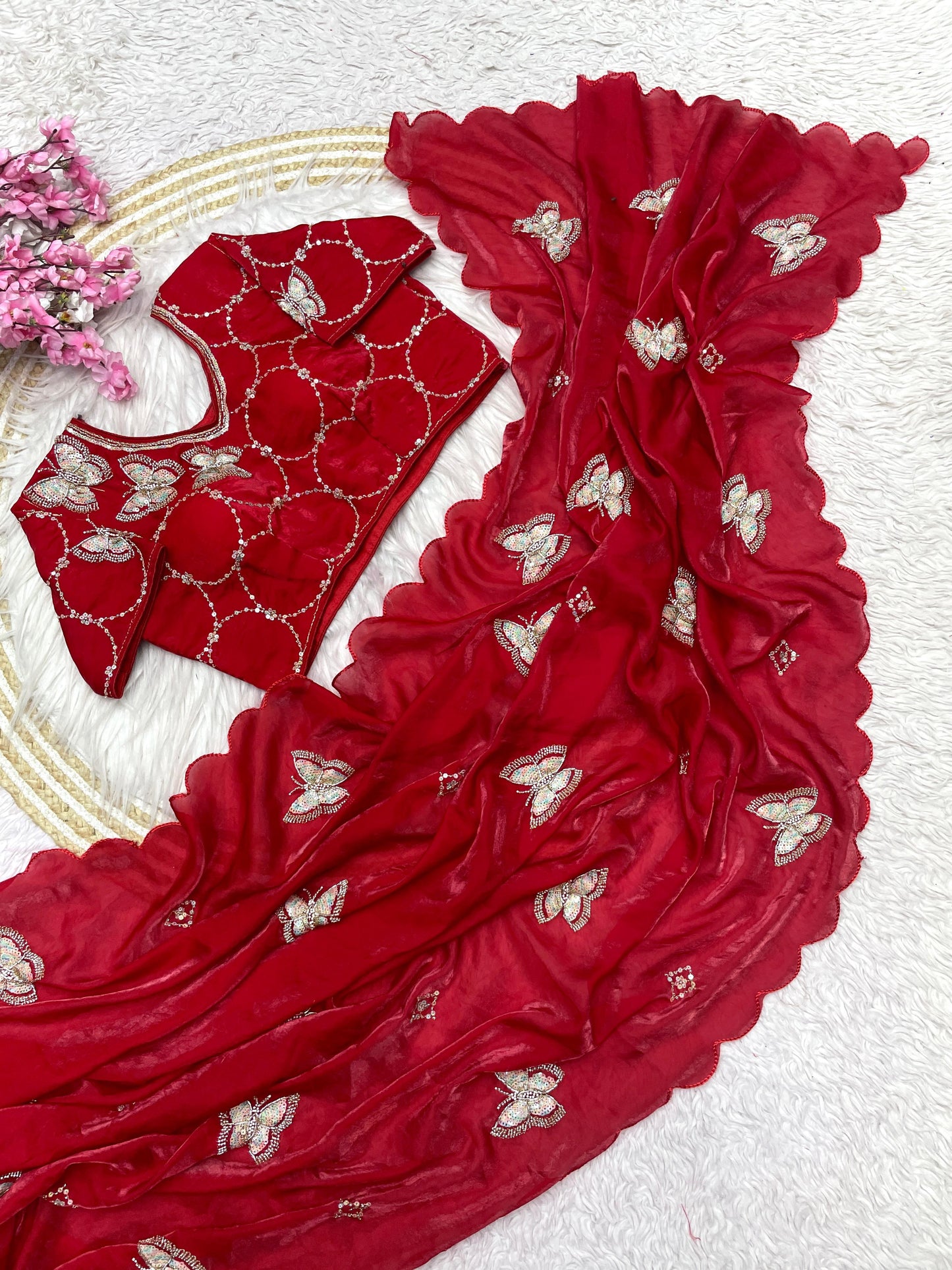 Kayatri New Designer Fandy Sattin Saree
