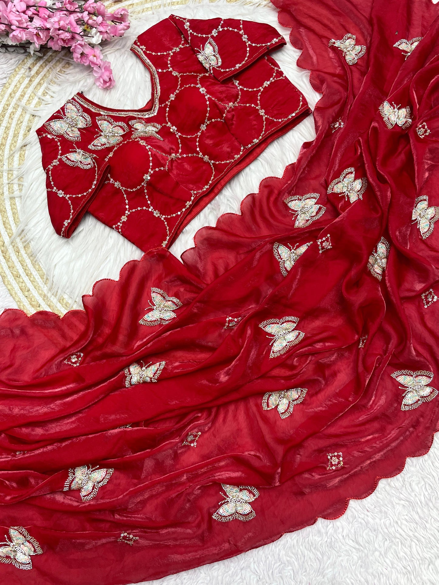 Kayatri New Designer Fandy Sattin Saree