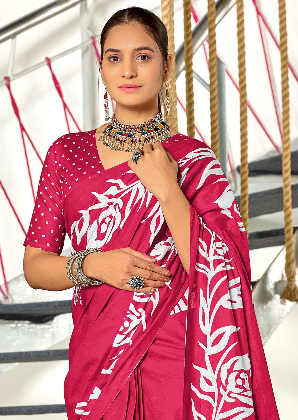 Kayatri New Designer Mulmul Cotton Printed Saree