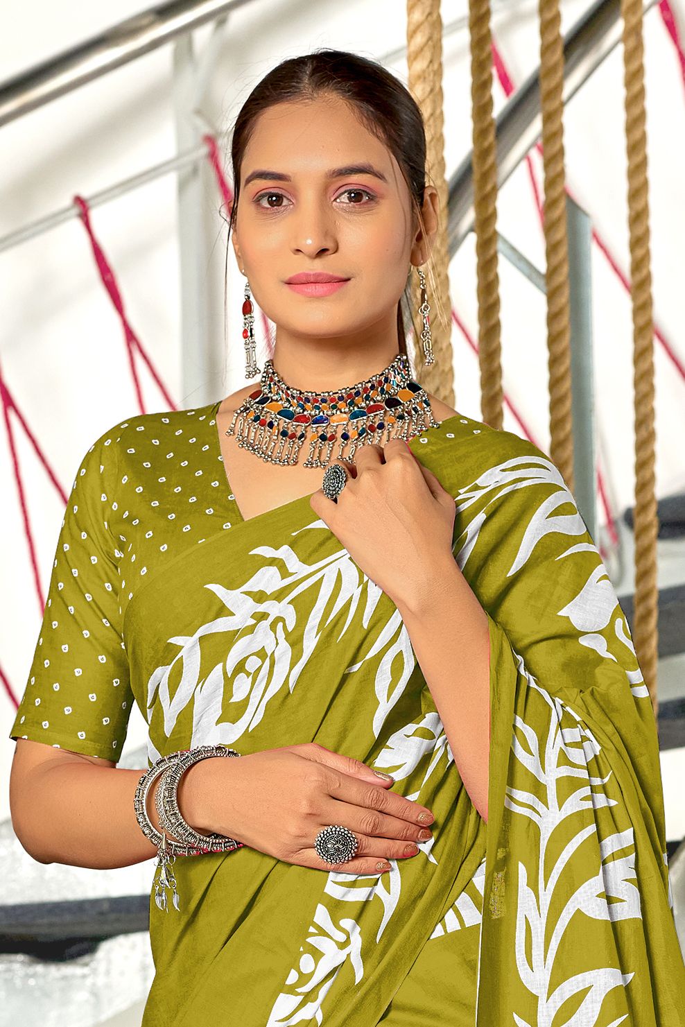Kayatri New Designer Mulmul Cotton Printed Saree