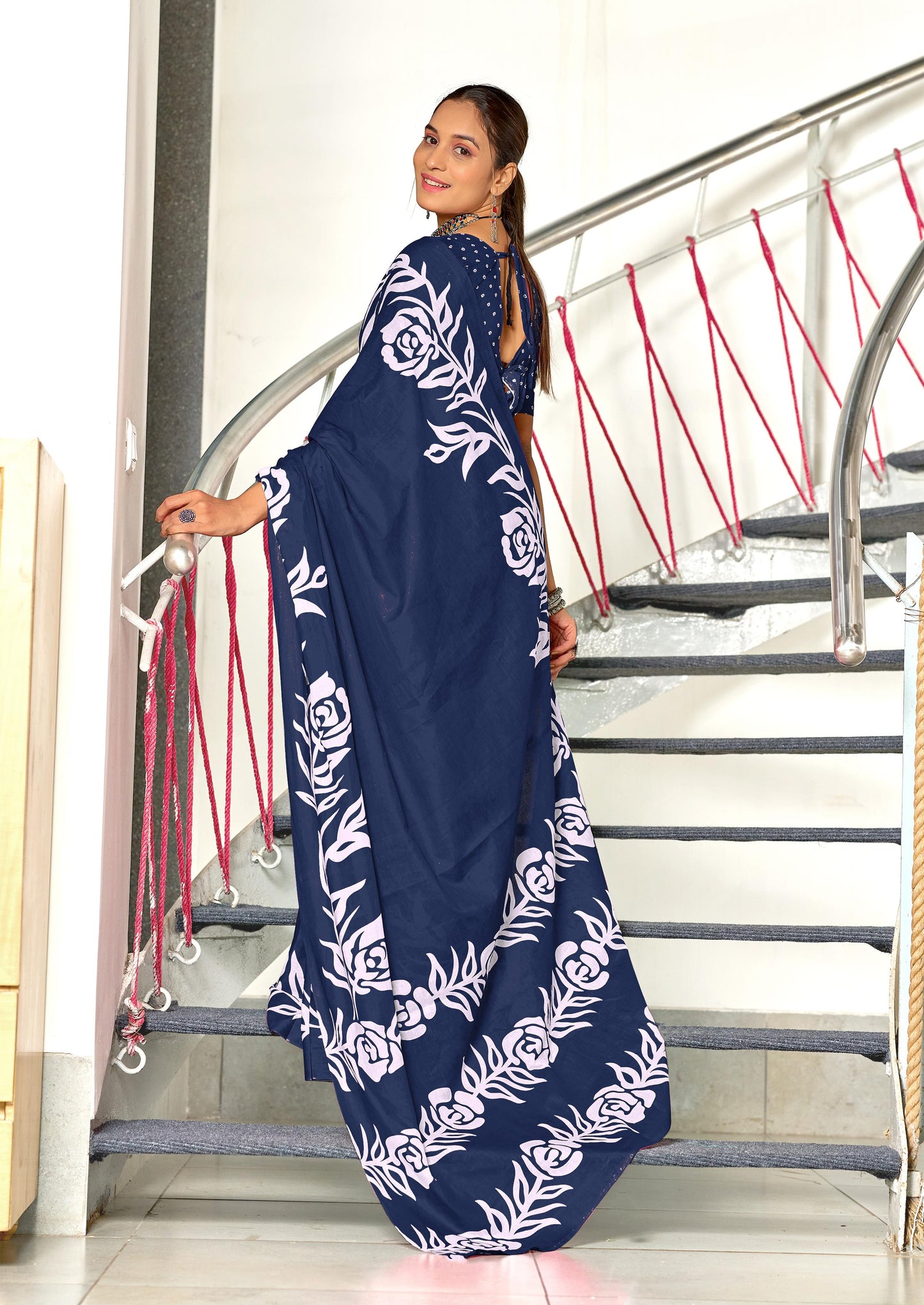 Kayatri New Designer Mulmul Cotton Printed Saree