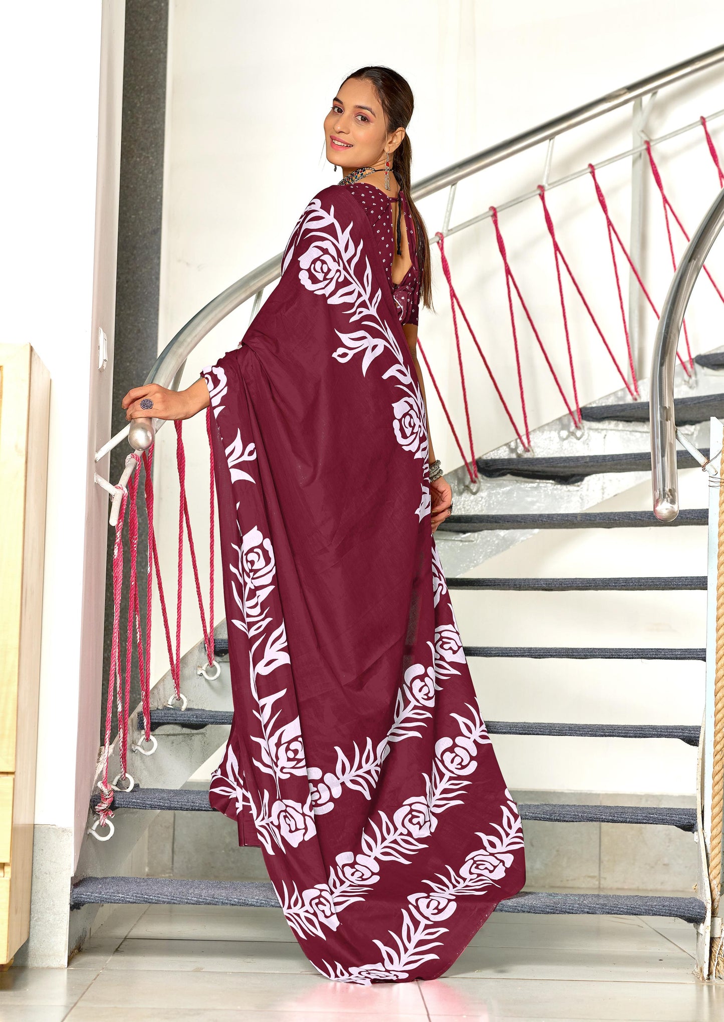 Kayatri New Designer Mulmul Cotton Printed Saree