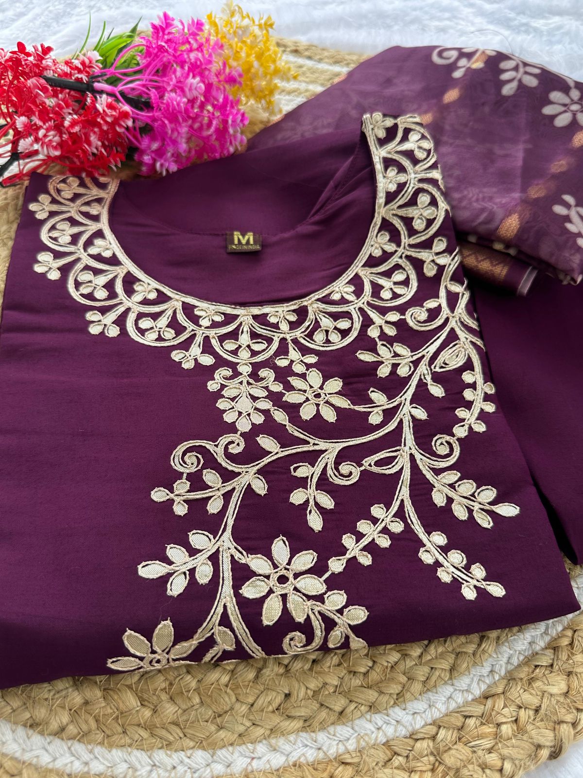 Kayatri New Designer Roman Silk Suit