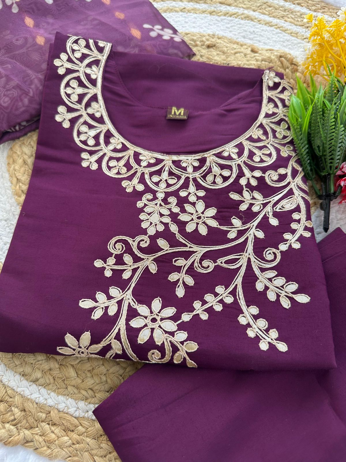 Kayatri New Designer Roman Silk Suit