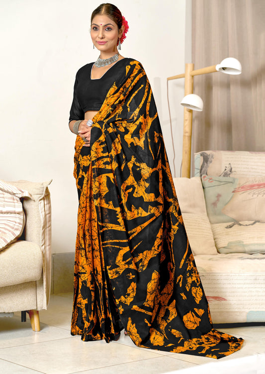 Kayatri New Soft Pure Cotton Printed Saree