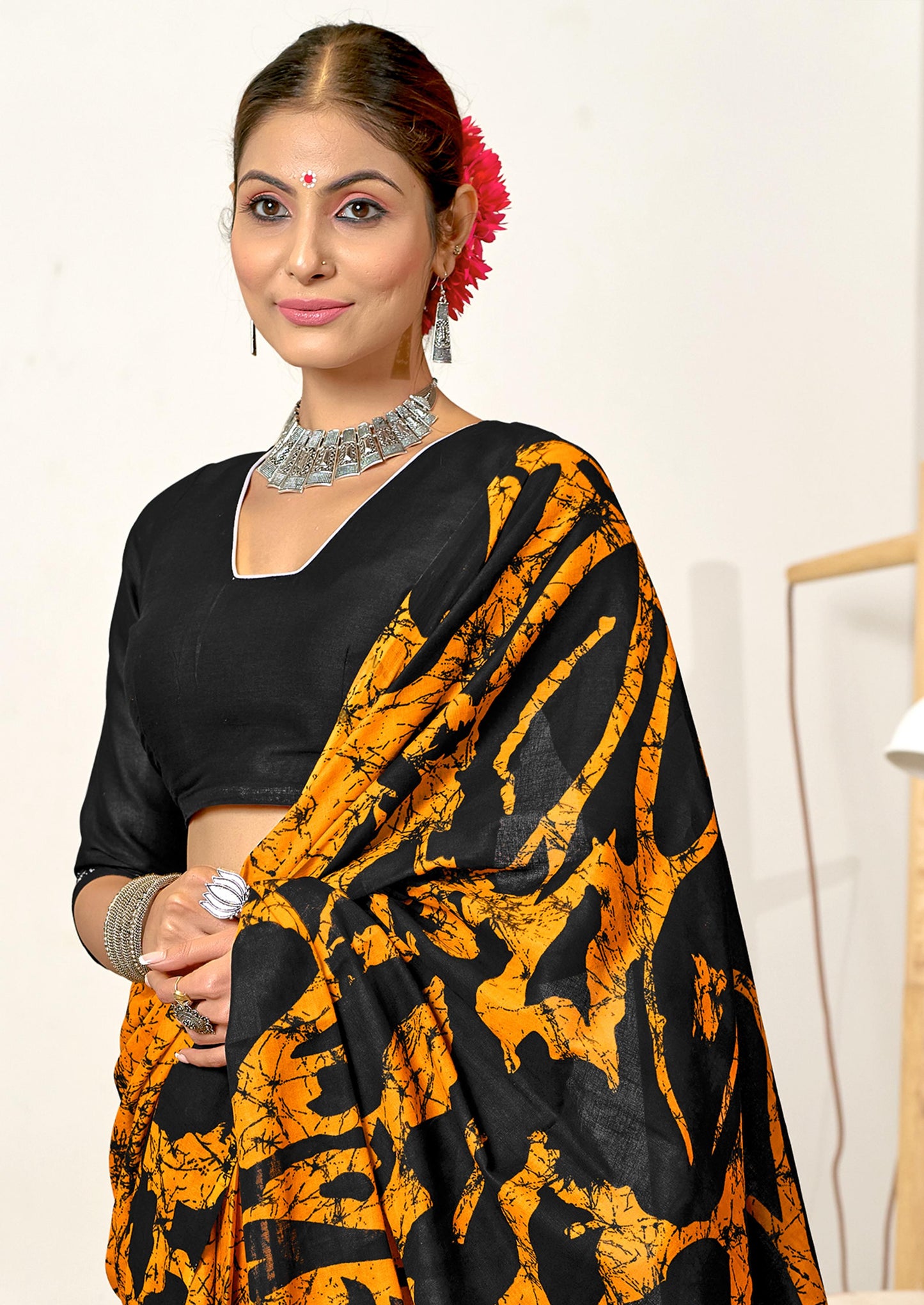 Kayatri New Soft Pure Cotton Printed Saree