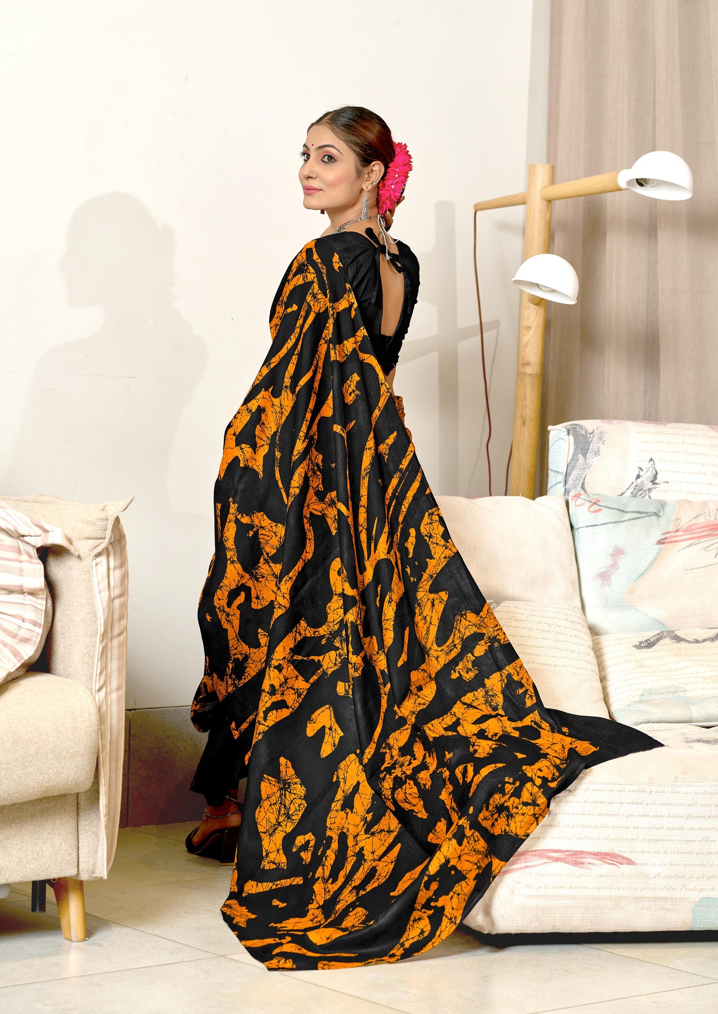 Kayatri New Soft Pure Cotton Printed Saree