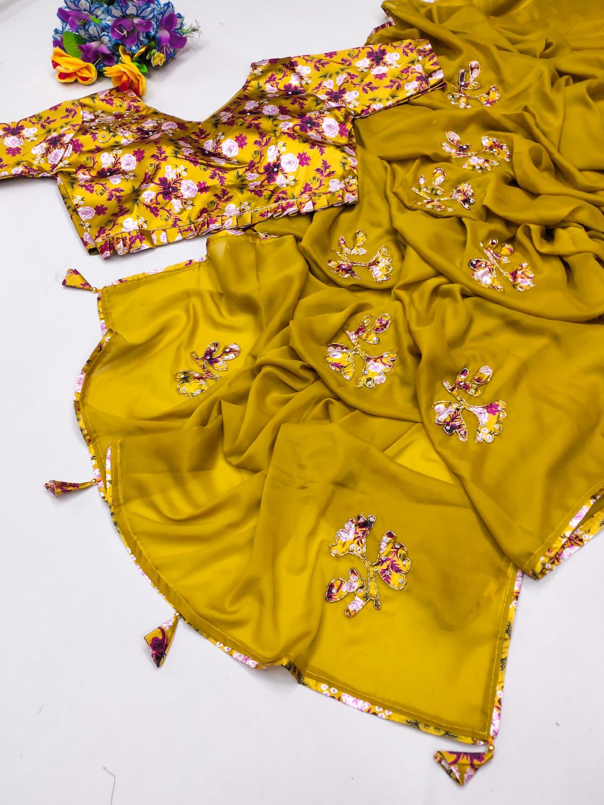 Kayatri New Designer Georgette Digital Print Saree