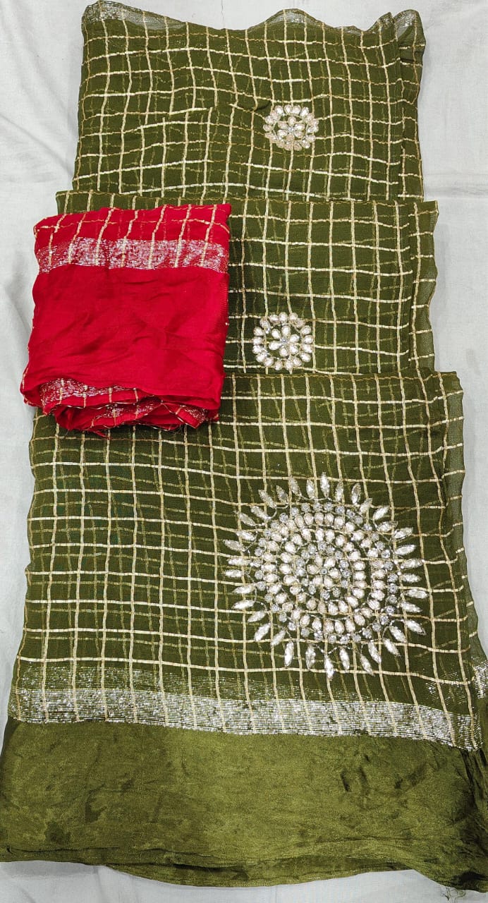 Kayatri New Pure Viscose Georgette Designer Saree