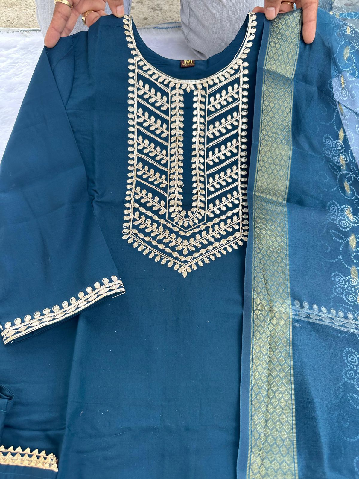 Kayatri New Designer Roman Silk Suit