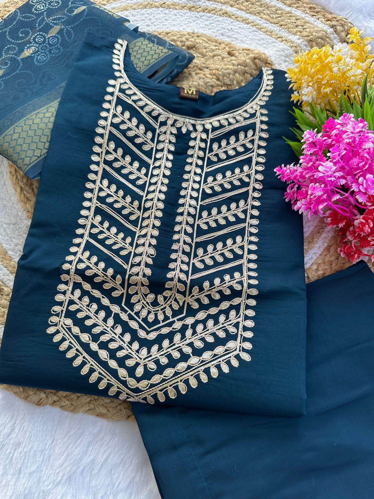 Kayatri New Designer Roman Silk Suit