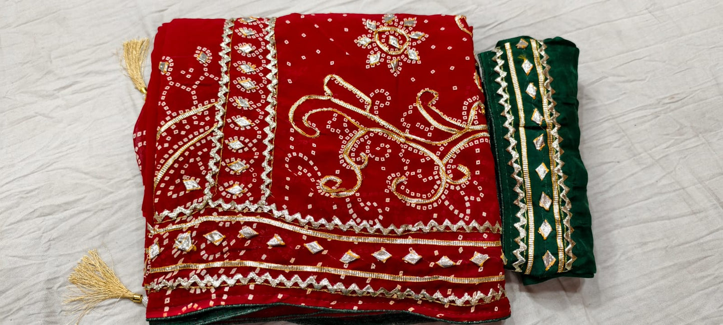 Kayatri New Designer Gotapatti Work Saree