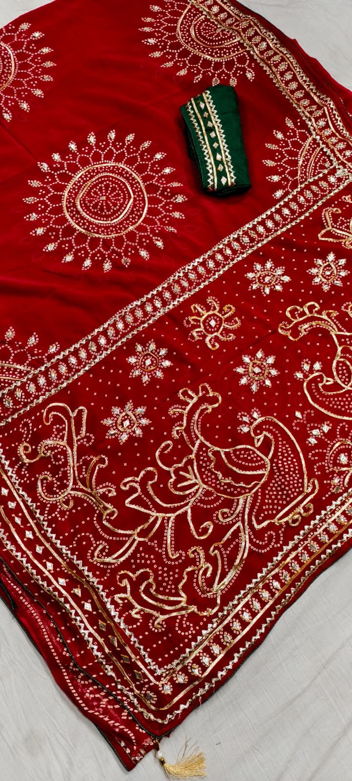 Kayatri New Designer Gotapatti Work Saree