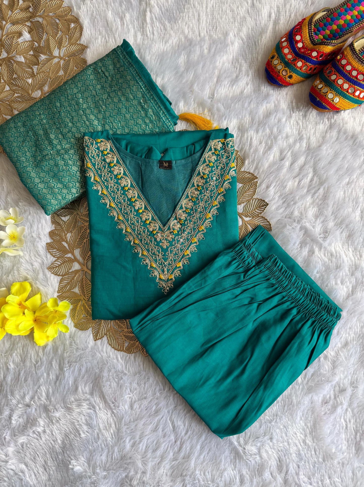 Kayatri New Designer Roman Silk Suit