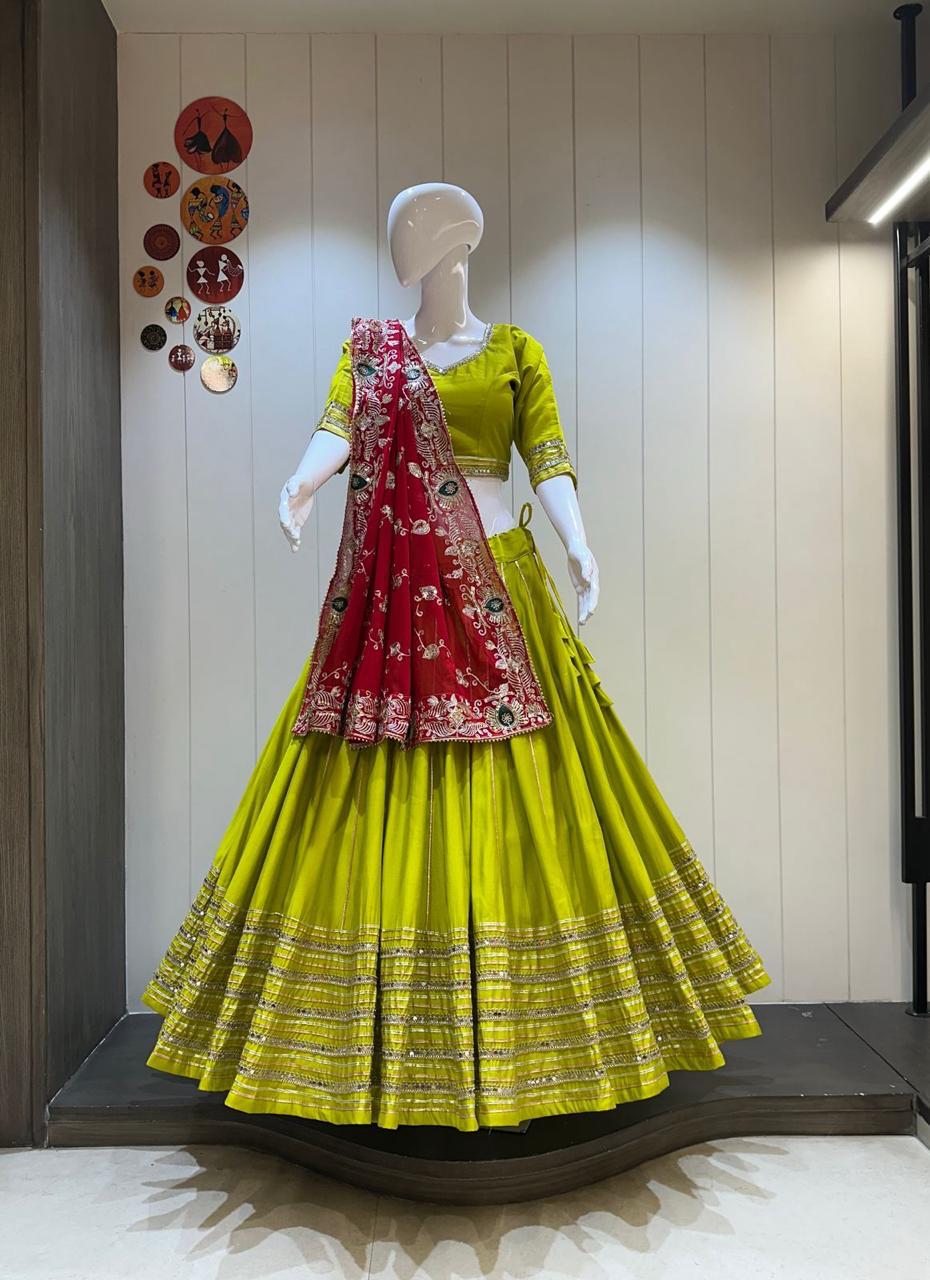 Kayatri New Designer Pure Reyon Cotton Lehenga