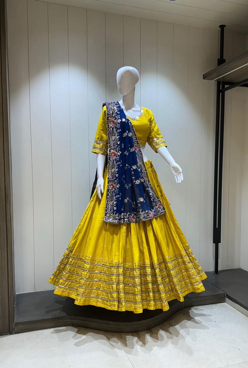 Kayatri New Designer Pure Reyon Cotton Lehenga