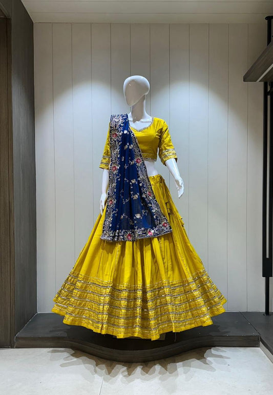 Kayatri New Designer Pure Reyon Cotton Lehenga
