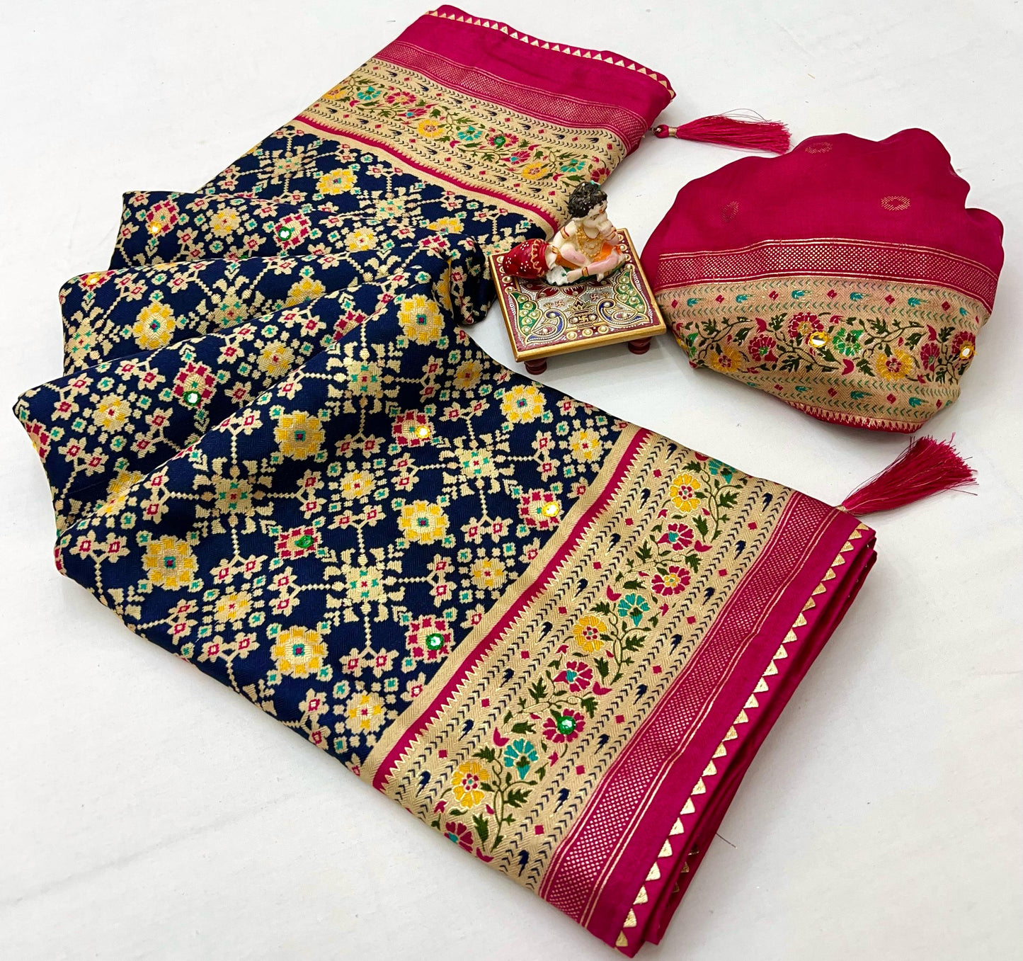 Kayatri New Designer Soft Pashmina Silk Printed Saree