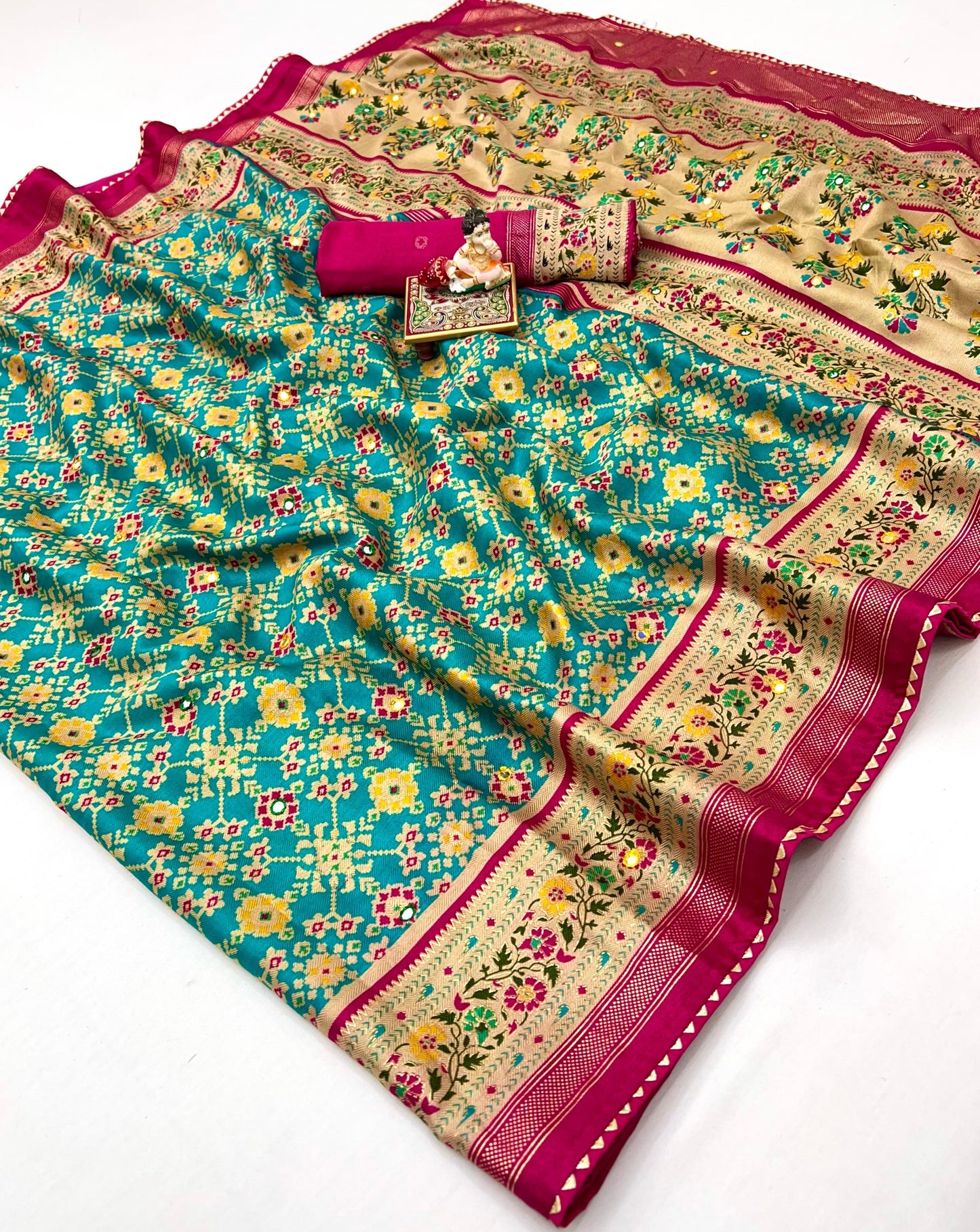 Kayatri New Designer Soft Pashmina Silk Printed Saree