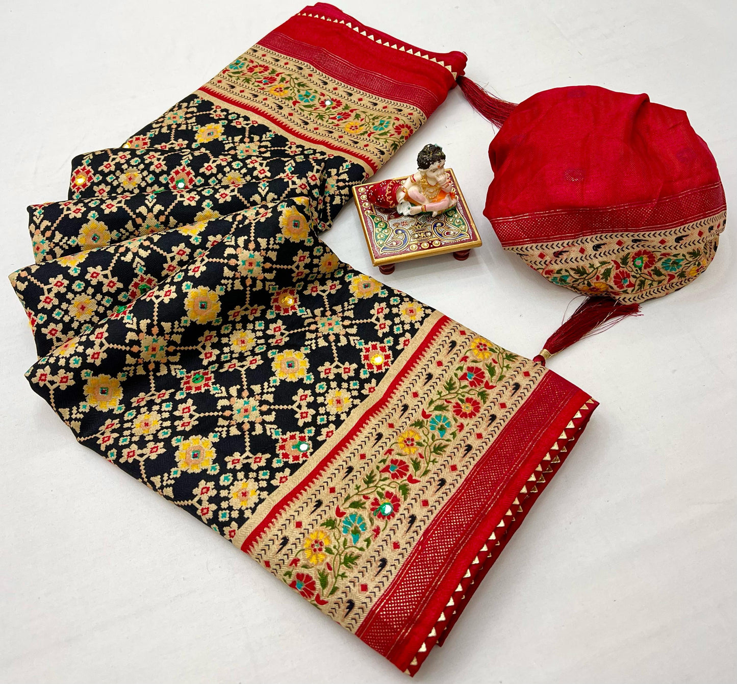 Kayatri New Designer Soft Pashmina Silk Printed Saree