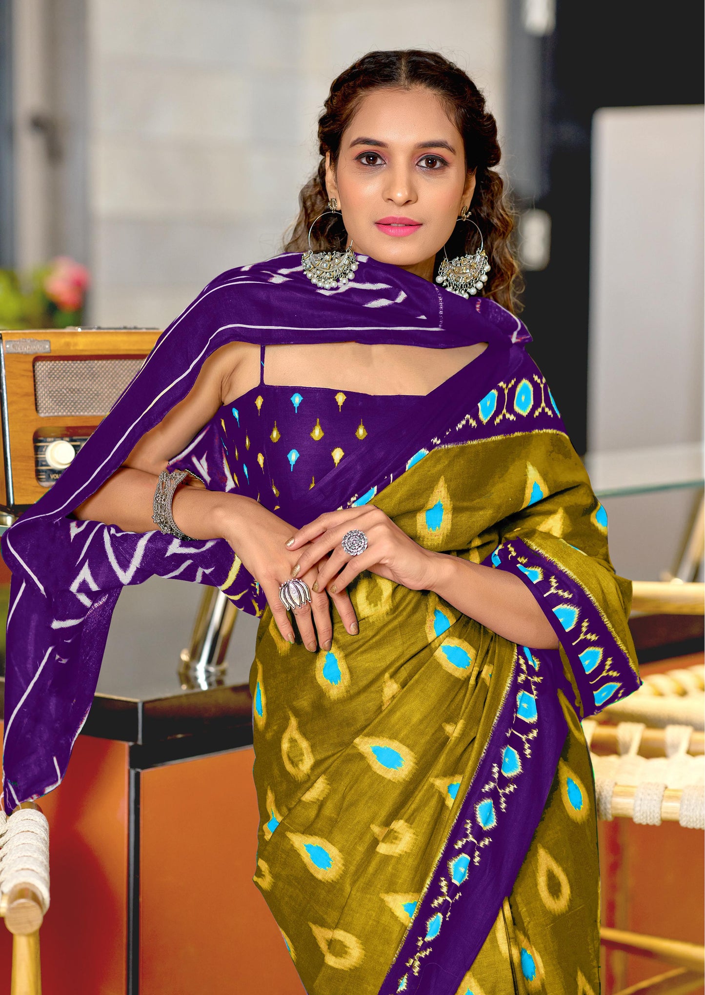 Kayatri New Mulmul Cotton Printed Saree